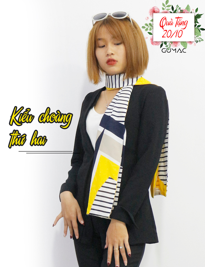 Kiểu choàng cổ quý phái