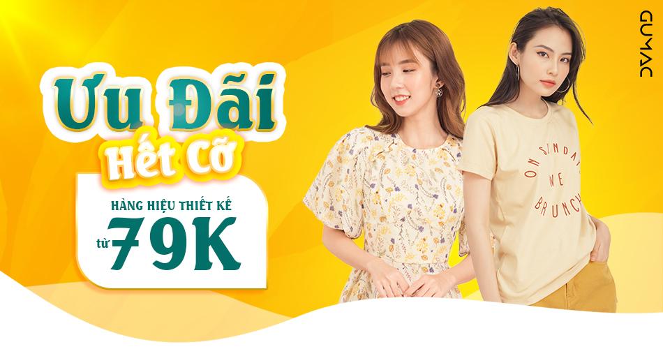 Ưu đãi Hàng Hiệu thiết kế, chỉ từ 79K
