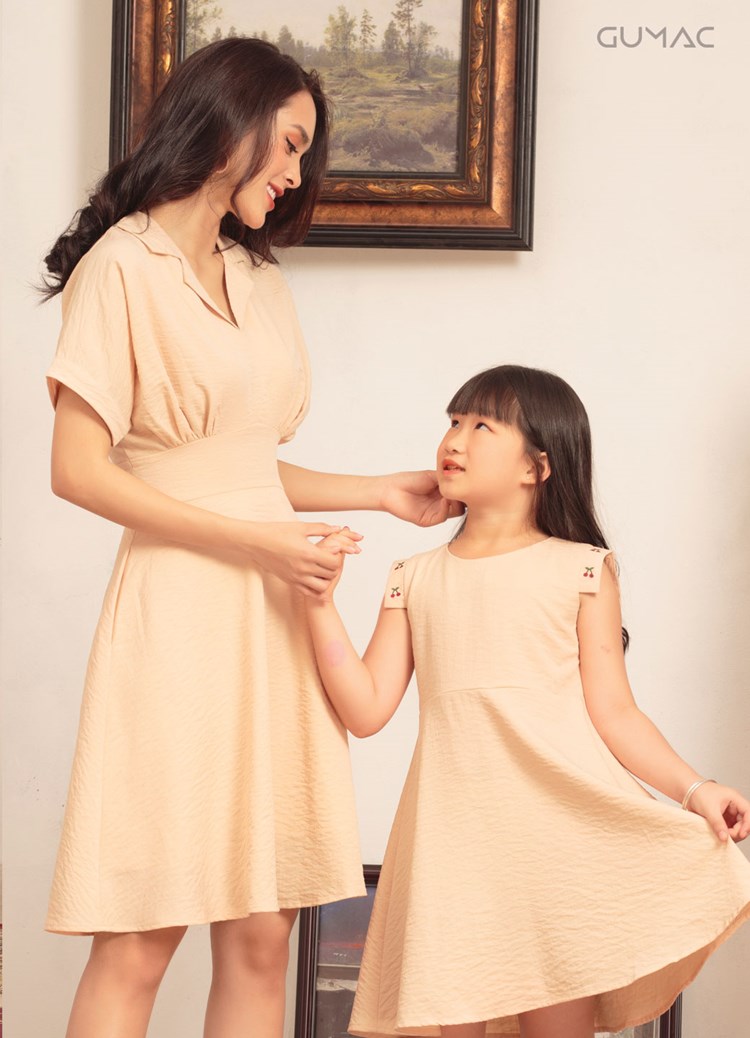 đầm mẹ và bé