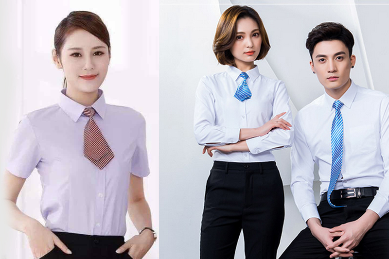 cà vạt nữ ngắn phong cách công sở cà vạt nữ ngắn phong cách công sở