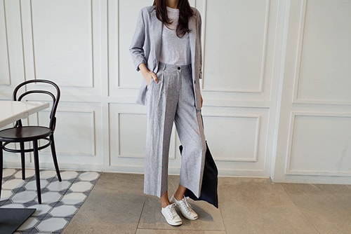 những kiểu quần có độ dài trên mắt cá chân để kết hợp với giày thể thao