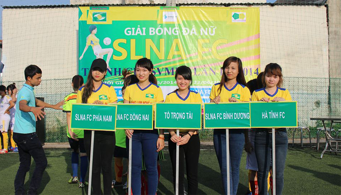 gumac tài trợ giải bóng đá dành cho các cổ động viên sông làm nghệ an tại khu vực phía nam