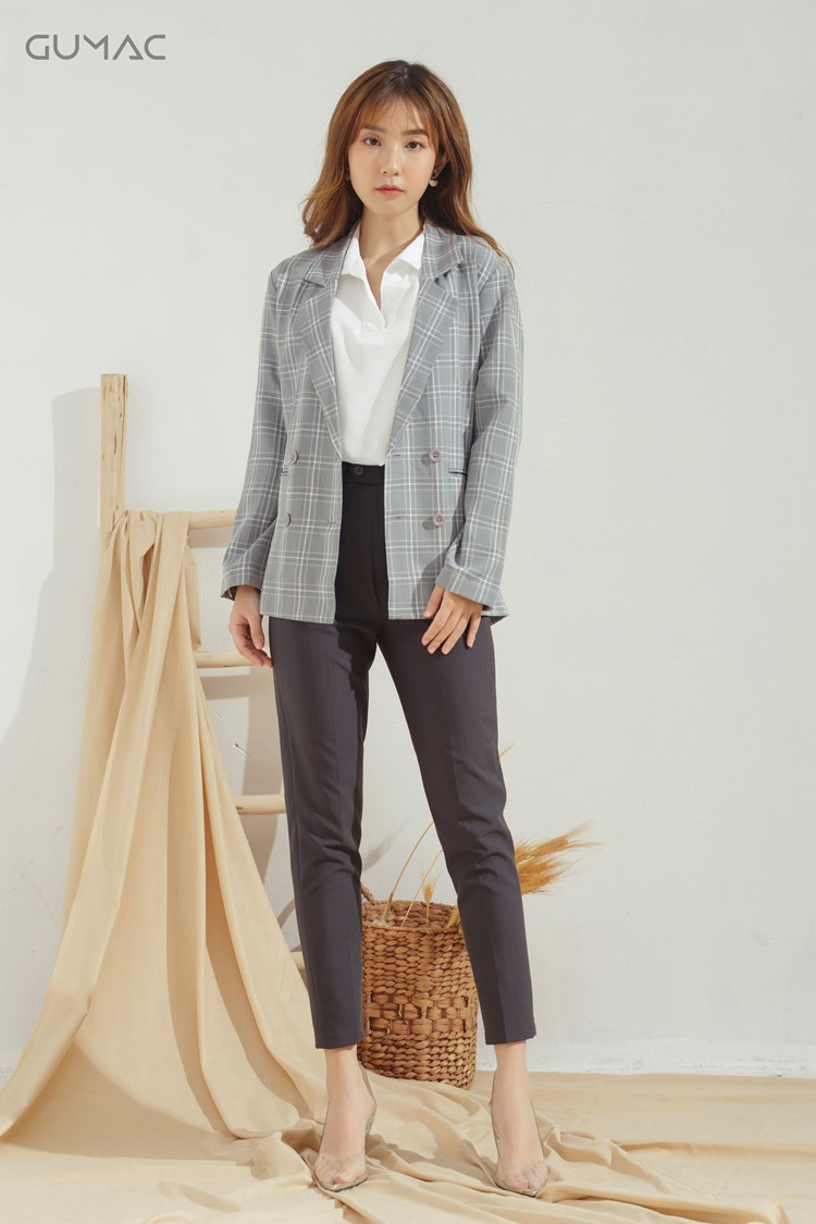 Blazer phối quần tây