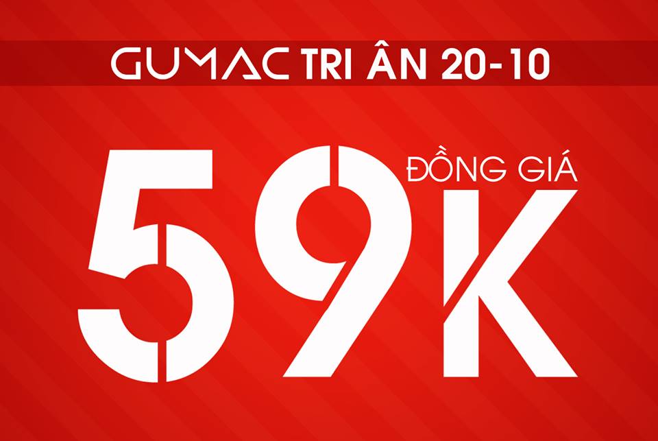 Tri ân 20/10 đồng giá 59k