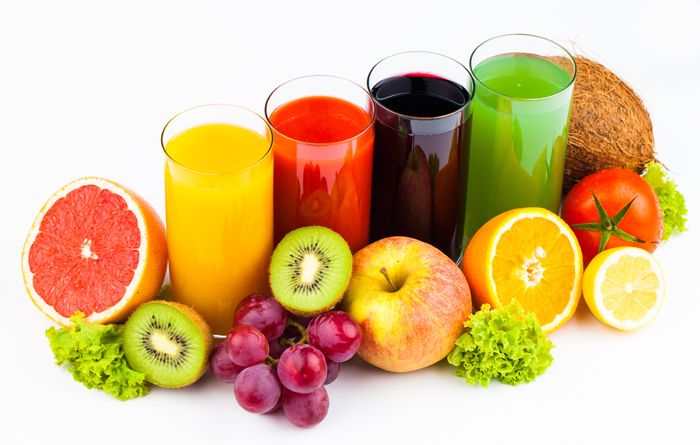 Vết bẩn nhẹ do nước trái cây gây ra 