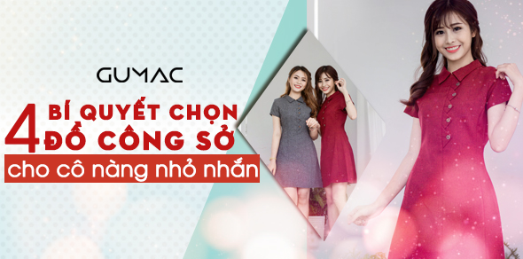 đầm công sở cho người gầy xinh đẹp GUMAC