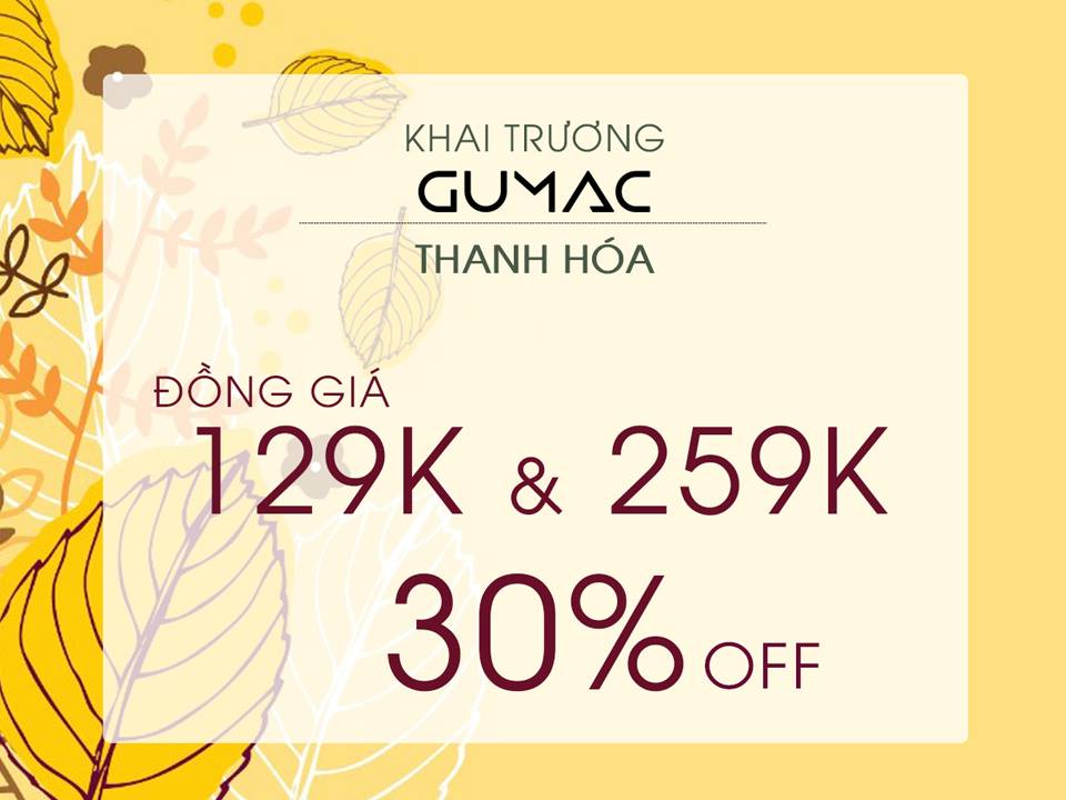 Thương hiệu thời trang GUMAC