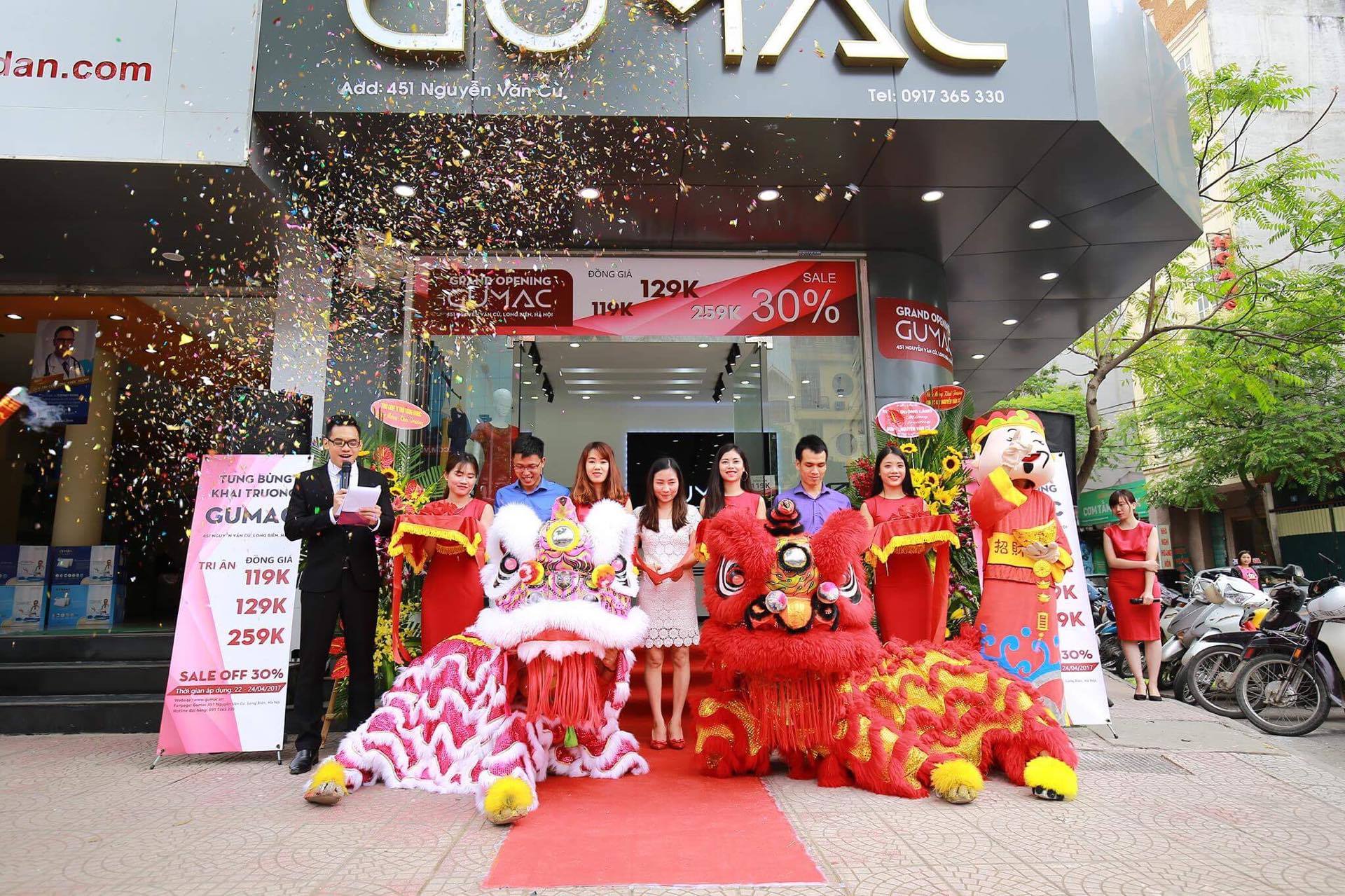 khai trương GUMAC HÀ NỘI