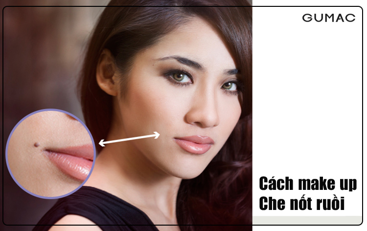 Cách make up che nốt ruồi