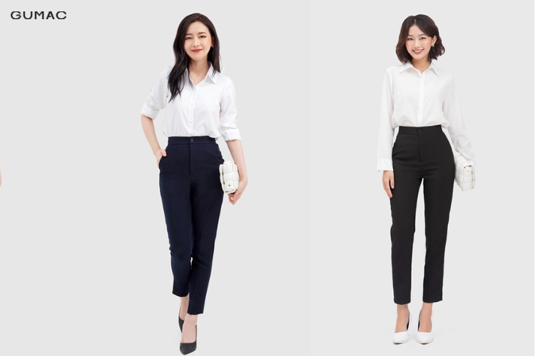 Quần tây cơ bản màu đen