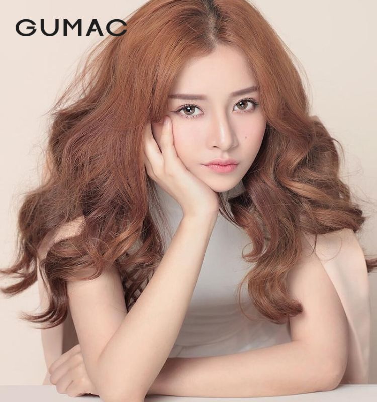 Tóc dài uốn xoăn tròn