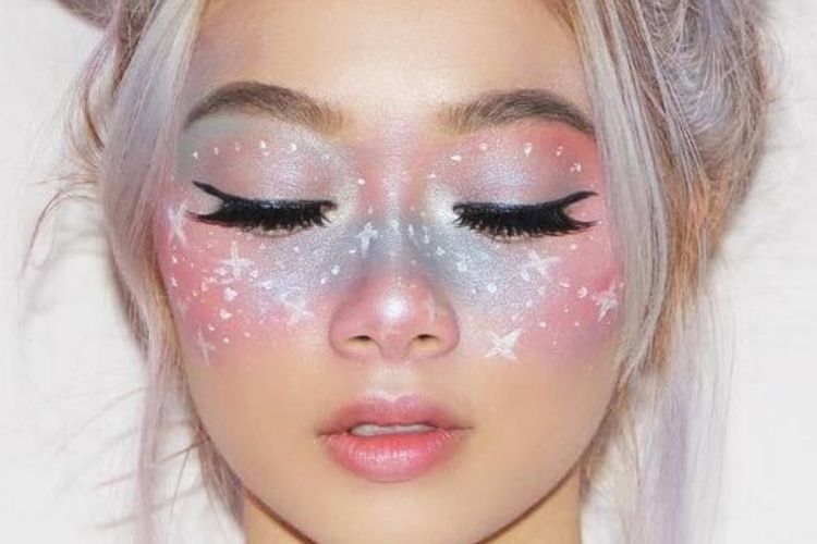 Phong cách make up tone tím