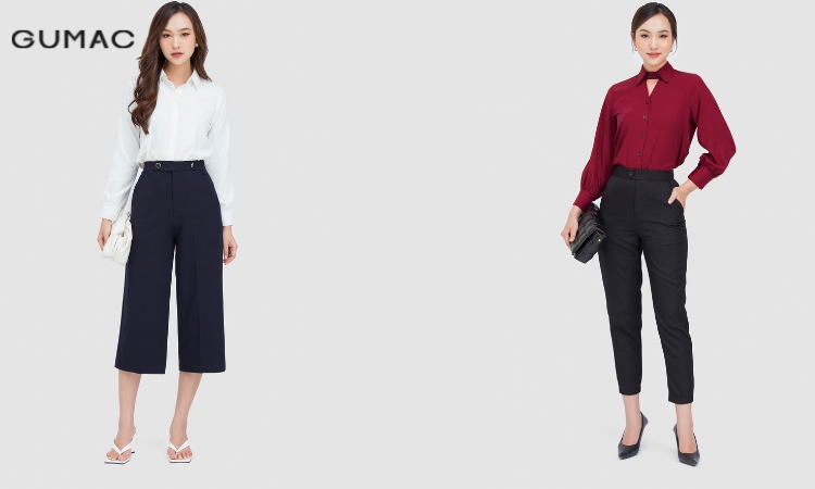 Đa dạng mẫu mã quần âu