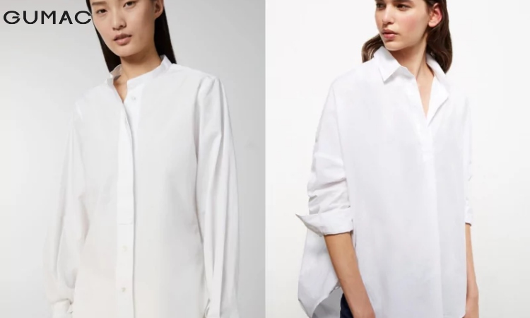 Sơ mi vải poplin mềm mại tinh tế Sơ mi vải poplin mềm mại tinh tế