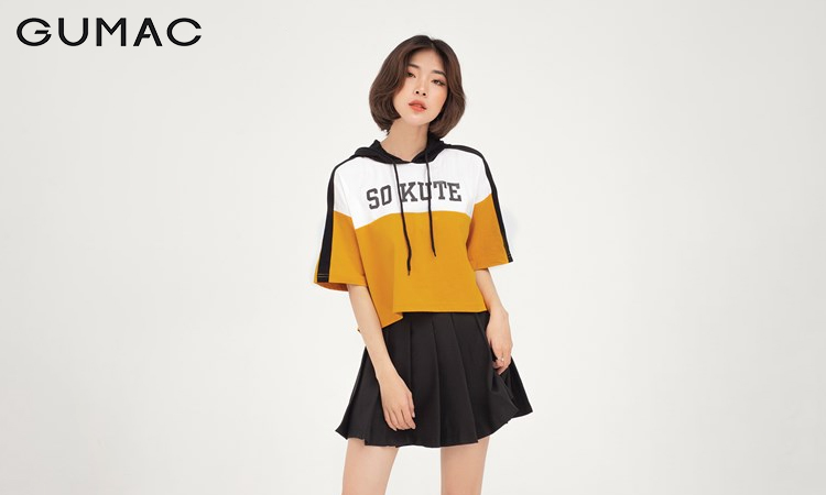 Chân váy xếp ly dễ thương